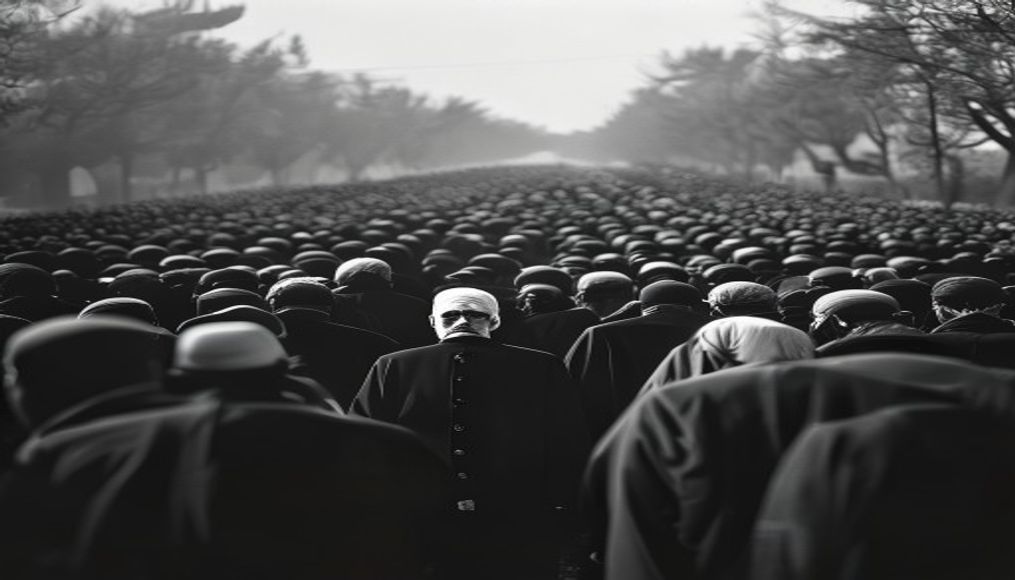 Mourners throng funeral procession in Tehran for Iran's Supreme Leader Ayatollah Ali Khamenei — editorial image