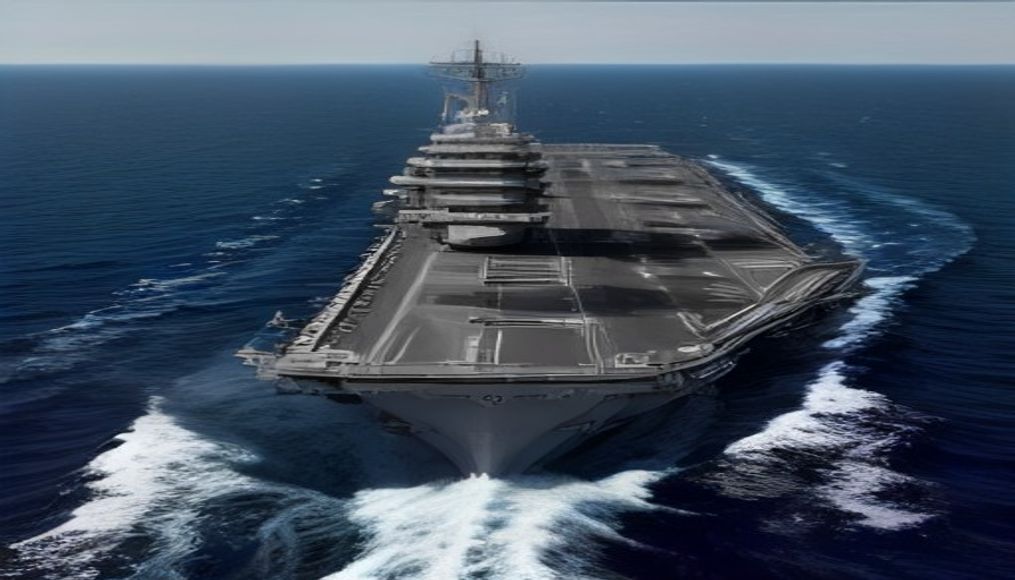 New aircraft carrier heads toward Middle East after reports of issues on long-deployed USS Lincoln — editorial image