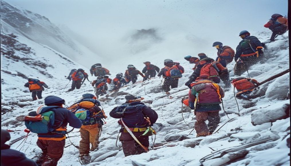 Nirmal Purja among 10 climbers feared missing after avalanche — editorial image