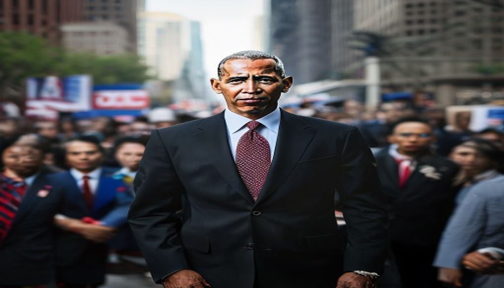 Obama Center opens in Chicago with a call to defend democracy and a celebrity crowd — editorial image