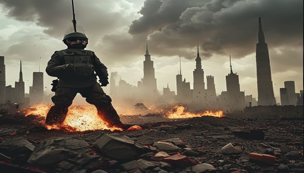 Oil prices jump following the latest fighting in the Middle East, while AI stocks sink — editorial image