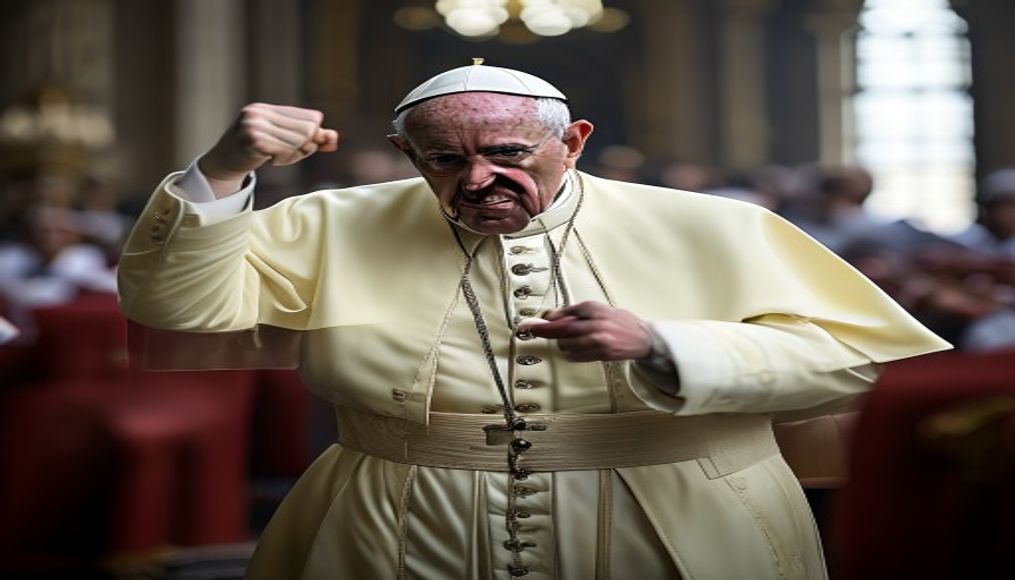 Pope begins his summer break after decisive flexing of muscle on international and church stage — editorial image
