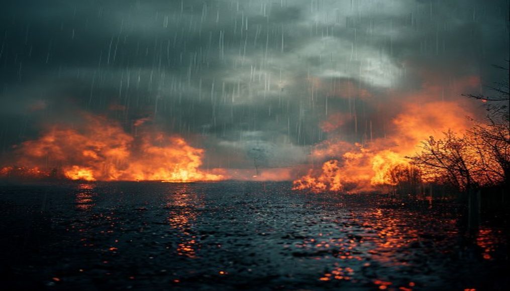 Rain expected to dissipate wildfire smoke in New York before World Cup final but risks remain — editorial image