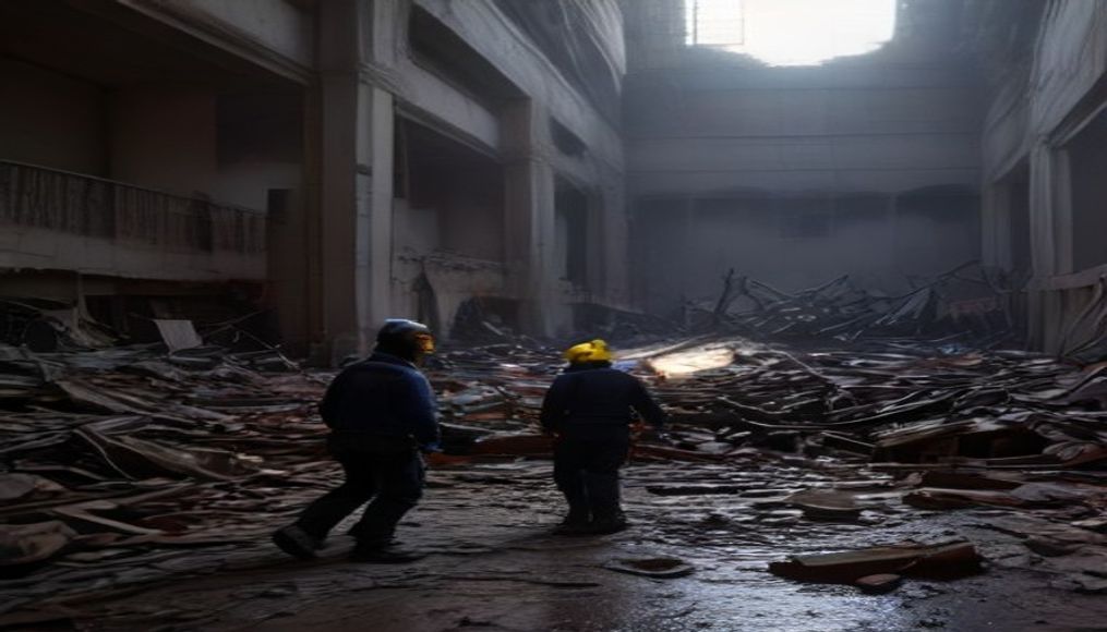 Rescuers dig through Ukraine mall wreckage as Zelensky condemns 'despicable' strike — editorial image