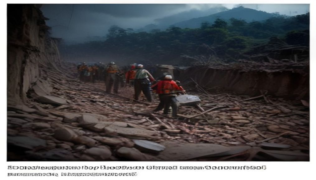 Rescuers search for survivors of powerful Indonesia earthquake — editorial image