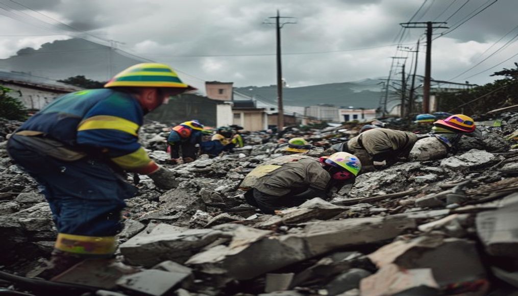 Rescuers search rubble for survivors as Venezuela earthquakes kill at least 235 — editorial image