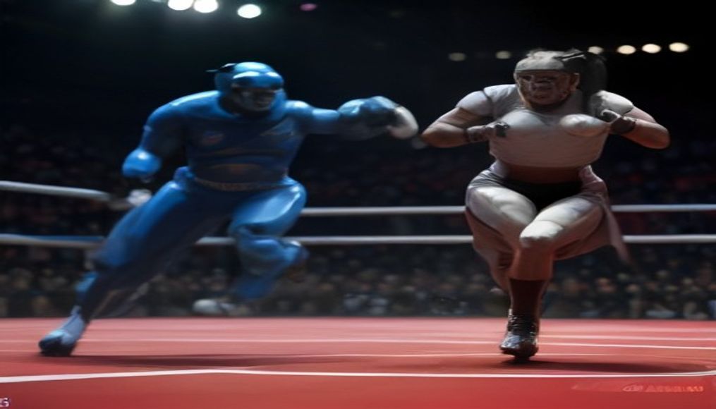 Robots compete in boxing, football and sprinting at World Humanoid Games — editorial image