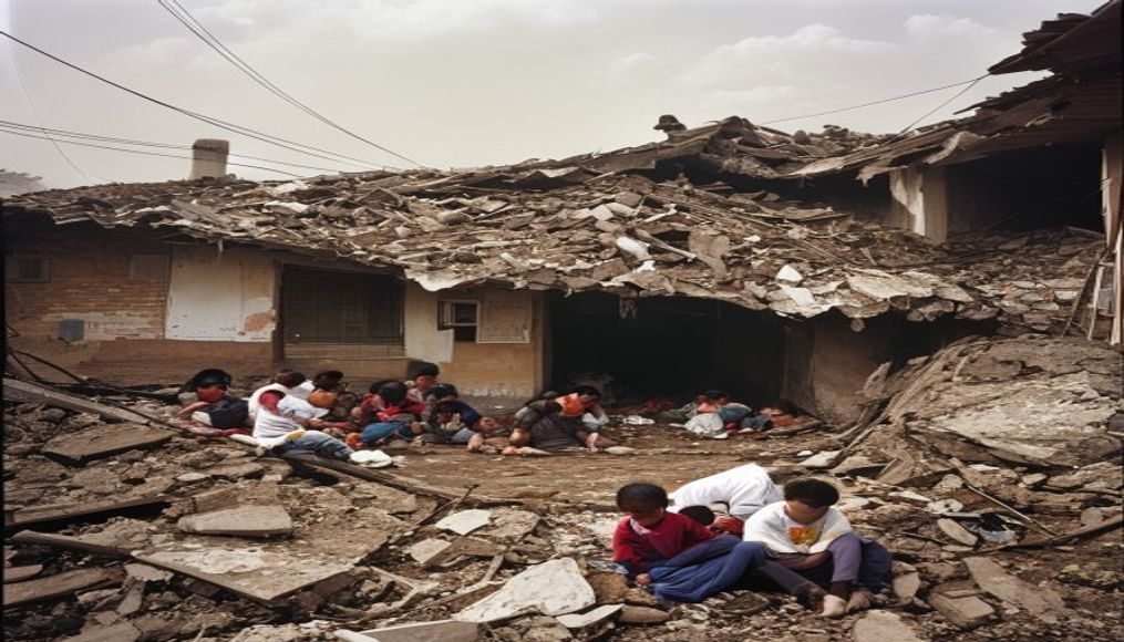 Roof collapse kills 14 children at Pakistan tuition centre — editorial image