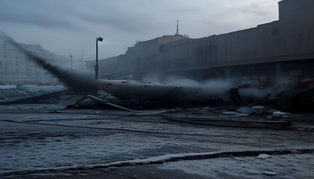 Russian double-tap drone strike kills 15 in Ukrainian mall, officials say — editorial image