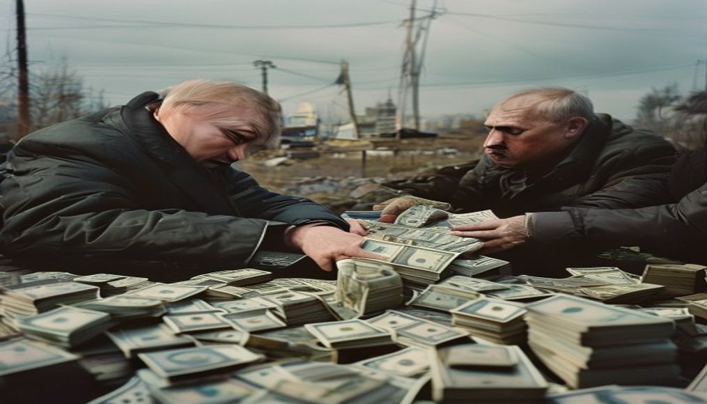 Russians turn to cash, putting more strain on slowing wartime economy — editorial image