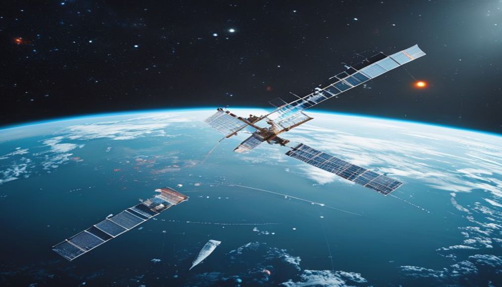 Satellite Tracker – Live Map of Starlink and 30k Satellites — editorial image