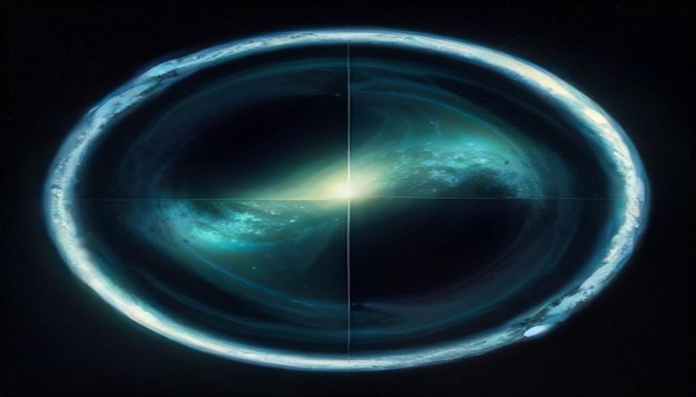 Scientists release biggest 2D map of the universe — editorial image