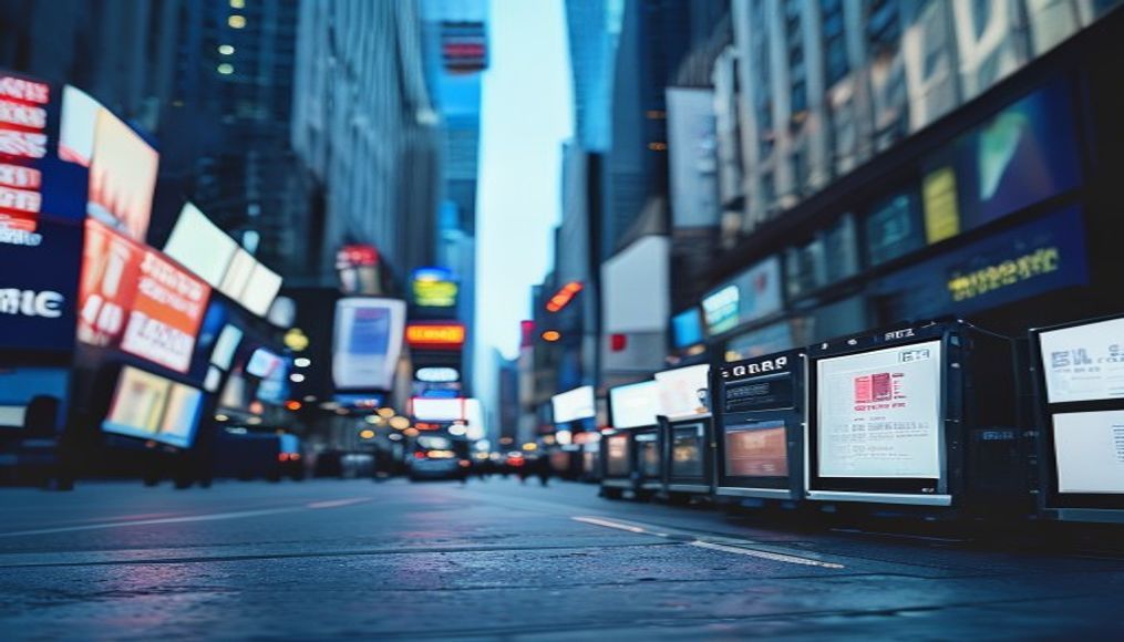 Sharp drops in Big Tech companies pull indexes mostly lower on Wall Street — editorial image