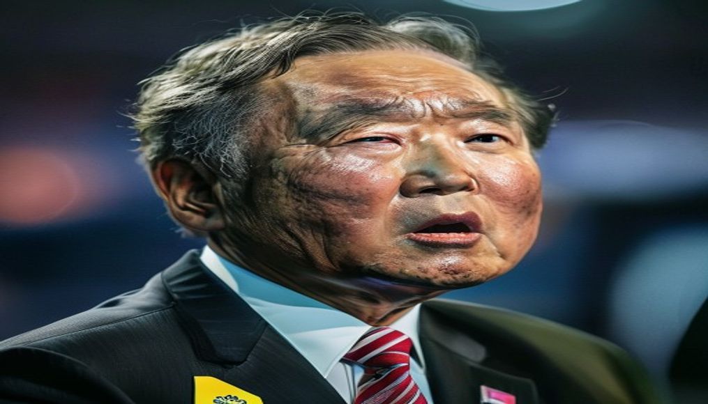 South Korea's 'utterly baffled' president lets rip after early World Cup exit — editorial image