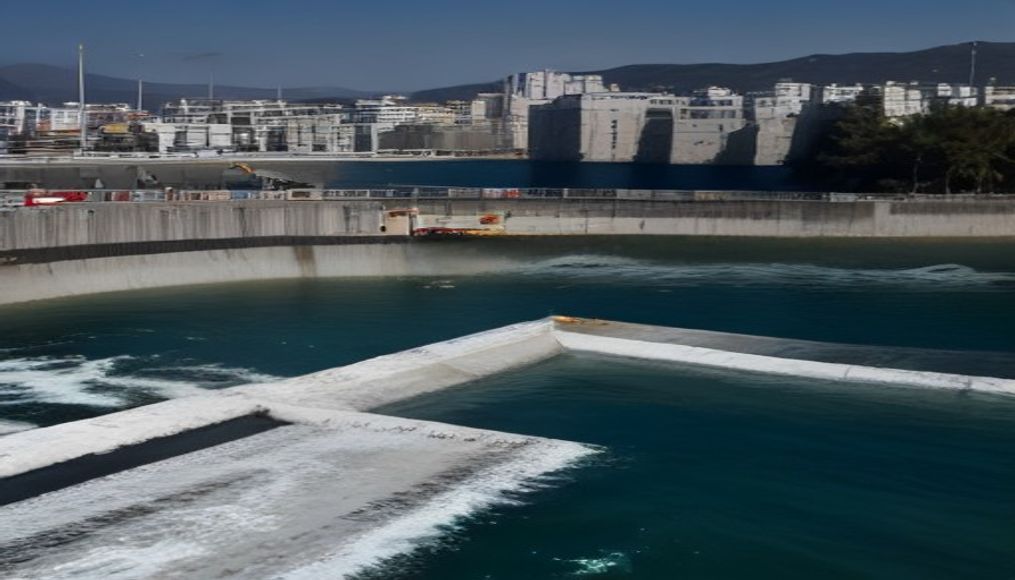 Spain installs floating barrier in Ceuta after deadly migrant rush — editorial image