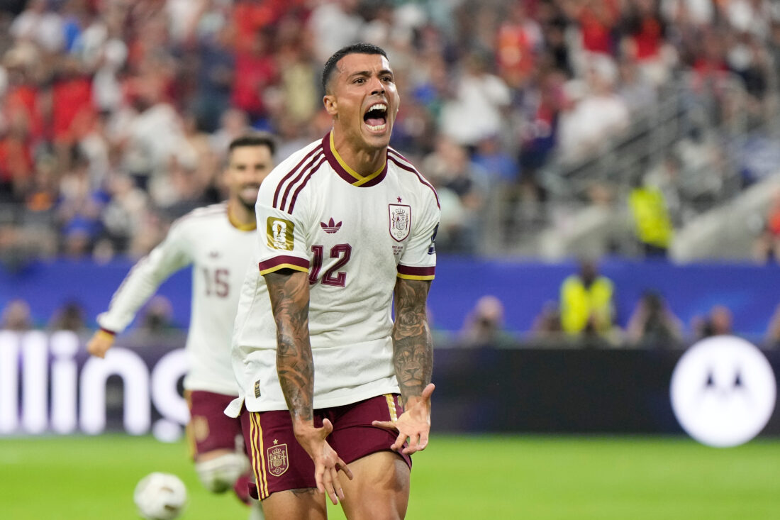 Spain shuts down France and Kylian Mbappé, advances to the World Cup final with a 2-0 victory — editorial image