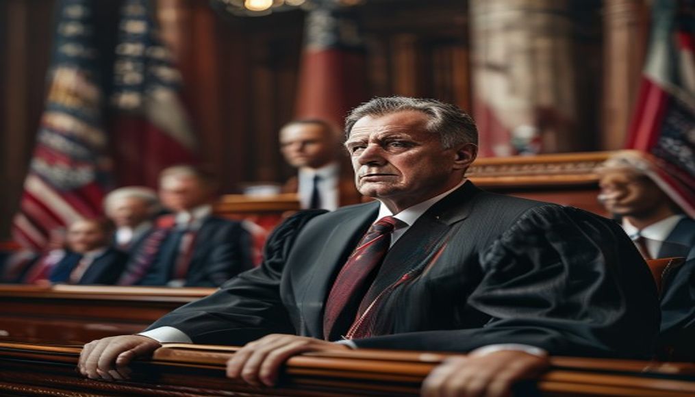 Supreme Court strikes down limits on party spending in federal elections, backing Republican appeal — editorial image