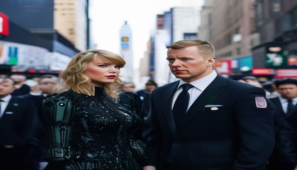 Taylor Swift marries Travis Kelce in NYC ceremony officiated by Adam Sandler — editorial image