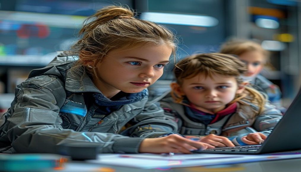 Teaching Kids Forth — editorial image