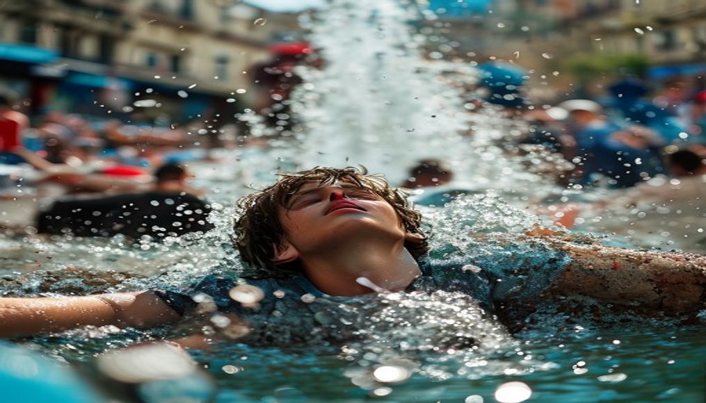 Teenager dies in Spain after fountain collapses during World Cup celebrations — editorial image