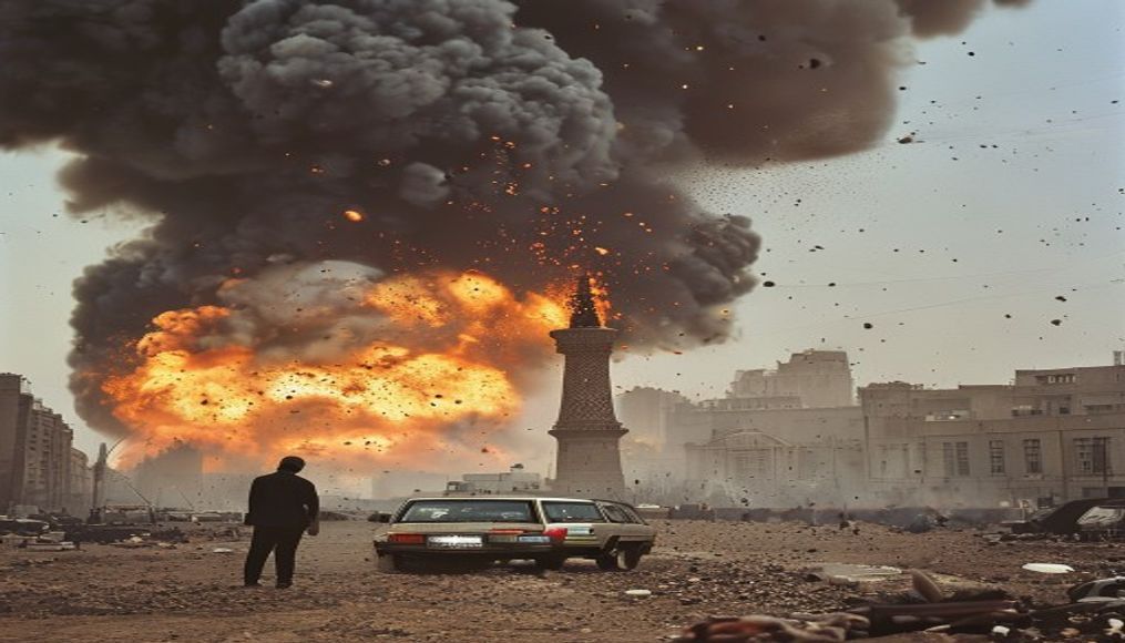 Tehran launches more strikes after explosions reported in southern Iran — editorial image