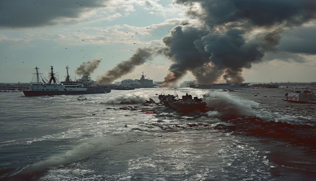 Ten killed as Russian attacks on merchant ships in Black Sea intensify — editorial image