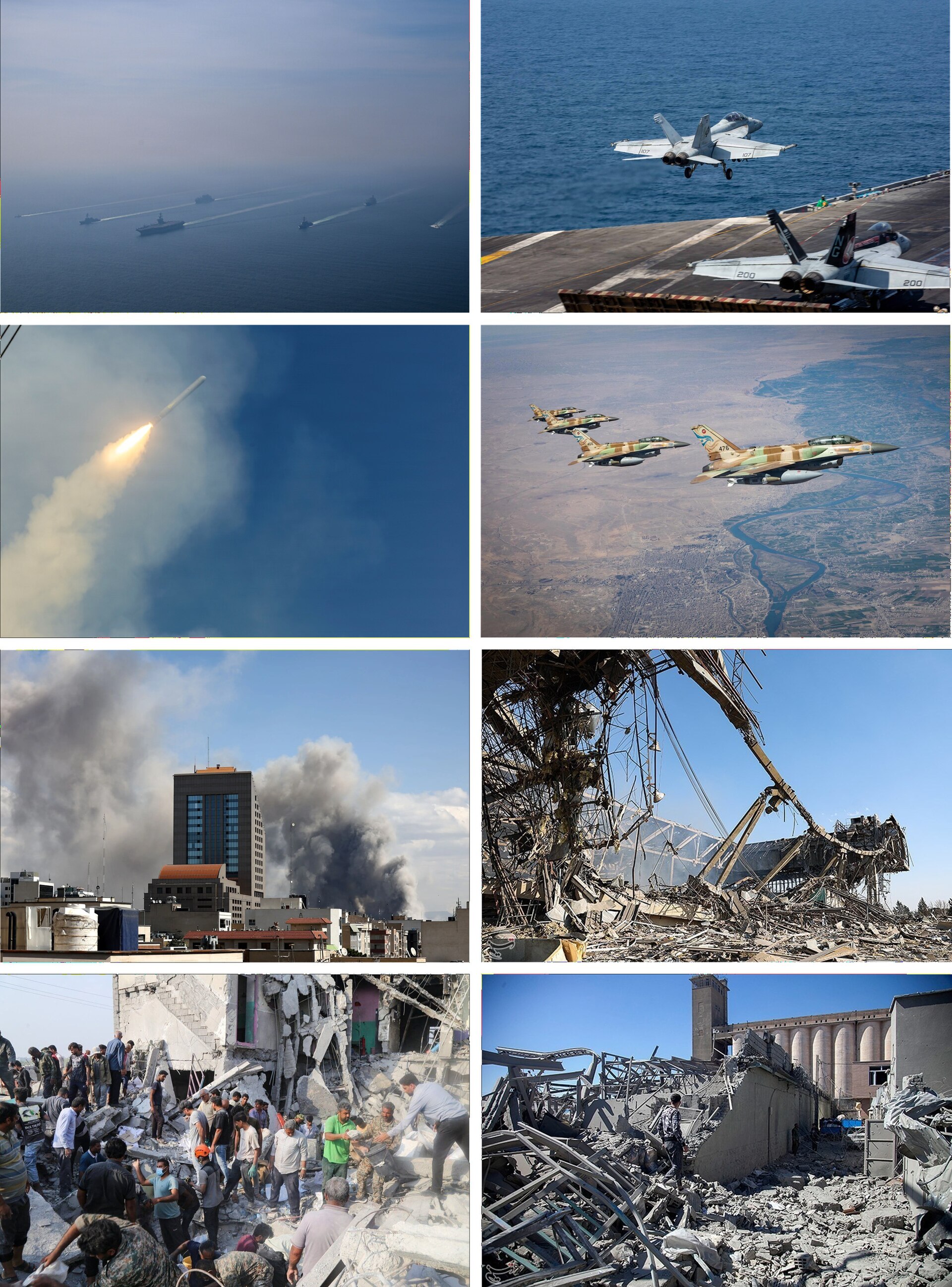 The US launches more strikes on Iran as the standoff over the Strait of Hormuz escalates — editorial image