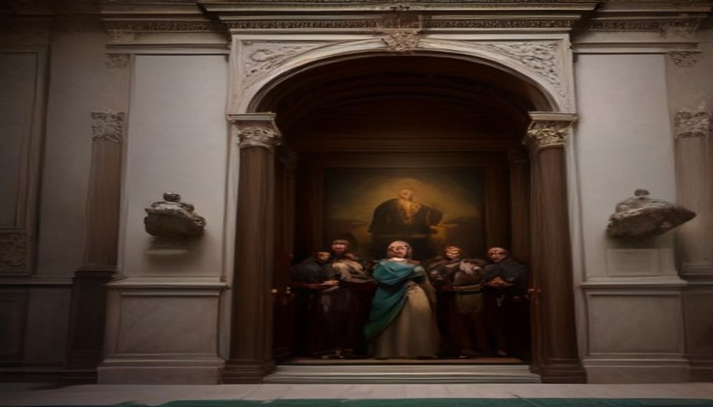 Thieves steal 4 Renaissance artworks in a Sicilian museum heist during an Italian holiday — editorial image