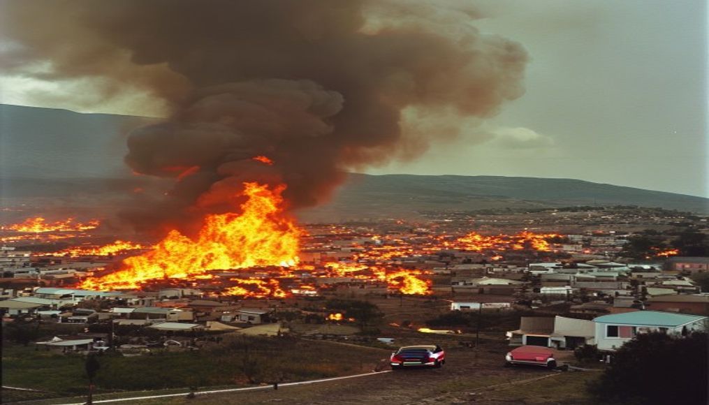 Thousands evacuated in Crete as European wildfires continue to rage — editorial image