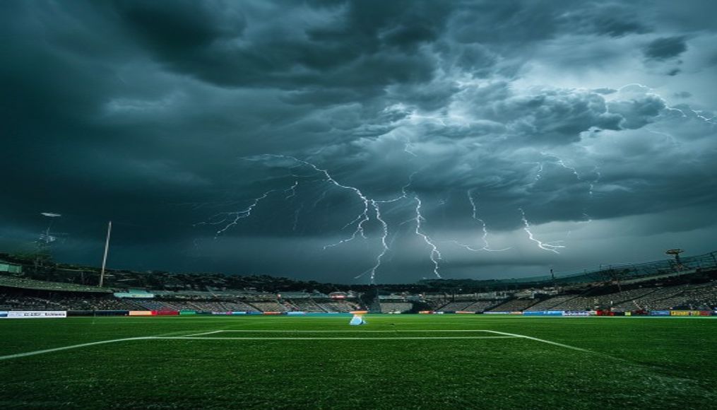 Thunderstorms disrupt Spain and Argentina World Cup final training plans — editorial image
