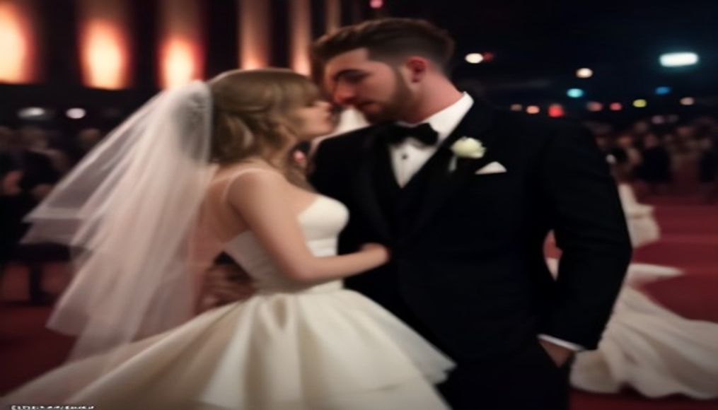Travis Kelce shares first details from his wedding to Taylor Swift - 'Best night of my life' — editorial image