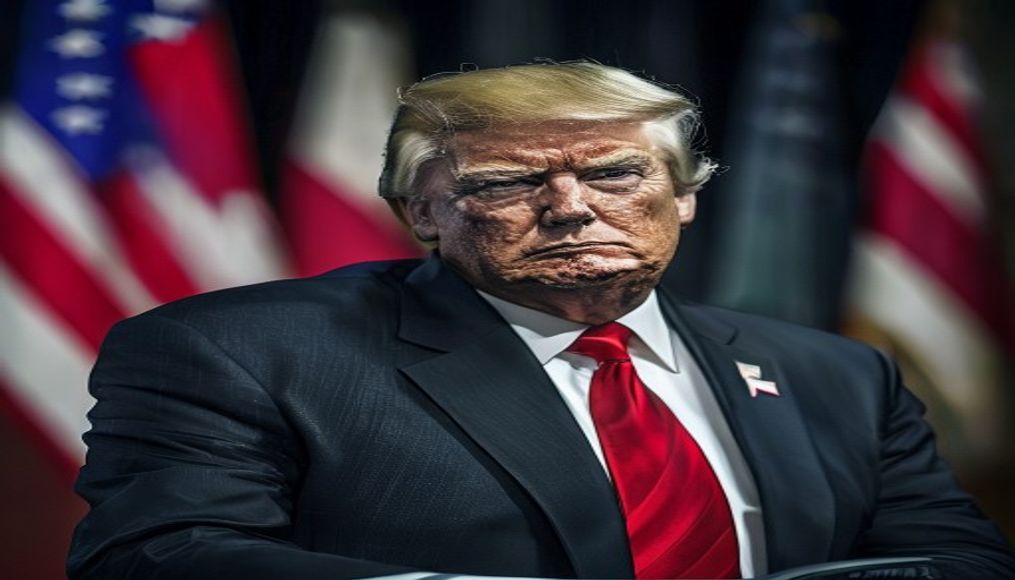 Trump announces midterm convention for Republicans in Dallas in September — editorial image