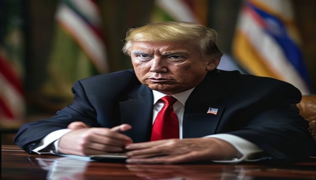 Trump says Iran war talks taking place during lull in strikes — editorial image