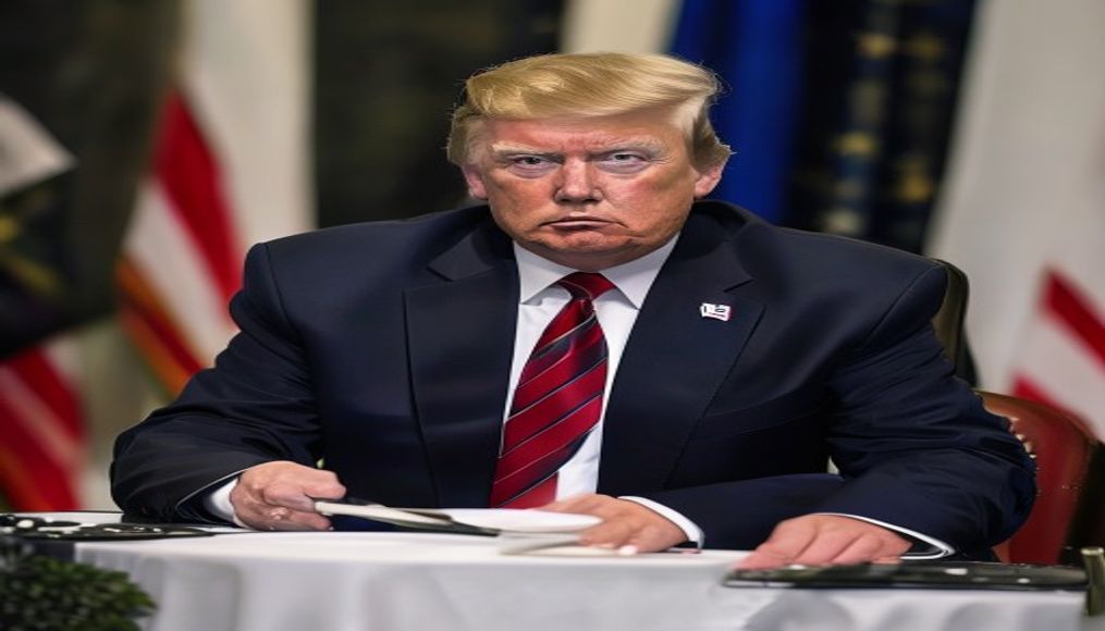 Trump takes swipes at press during White House Correspondents' Dinner — editorial image