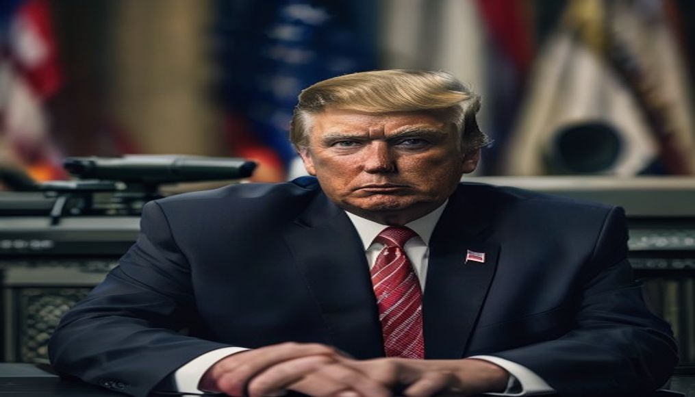 Trump to address defense technology gathering as the Iran war has reduced US weapon stocks — editorial image