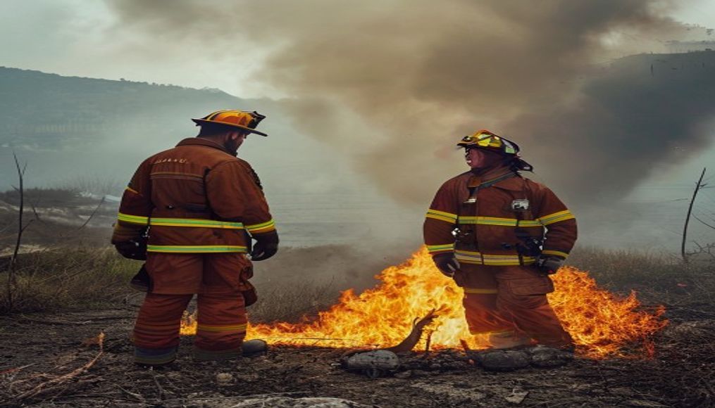 Two firefighters die in Crete as wildfires threaten parts of southern Europe — editorial image