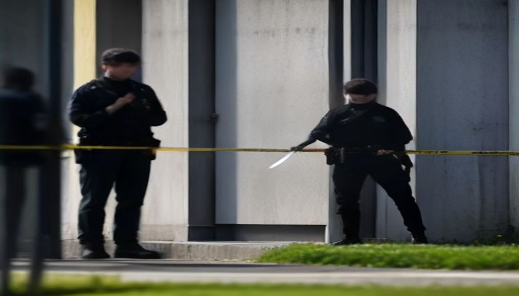 Two teenagers seriously injured after sword attack at Swedish school — editorial image