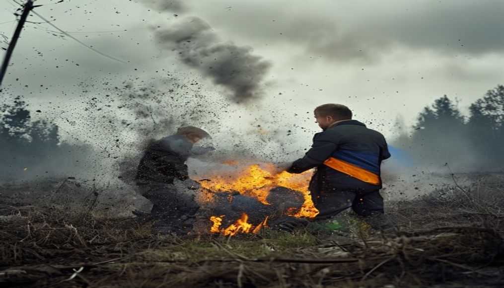 Ukraine and Russia exchange deadly strikes, with at least one child killed — editorial image
