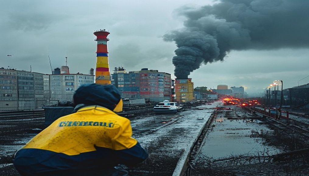 Ukraine hits major oil terminal in Russia's St Petersburg — editorial image