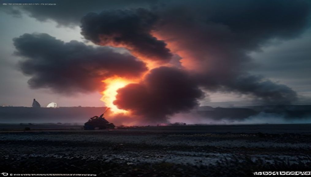 Ukrainian drones kill 5 in Russia and set fire to Wildberries warehouse — editorial image