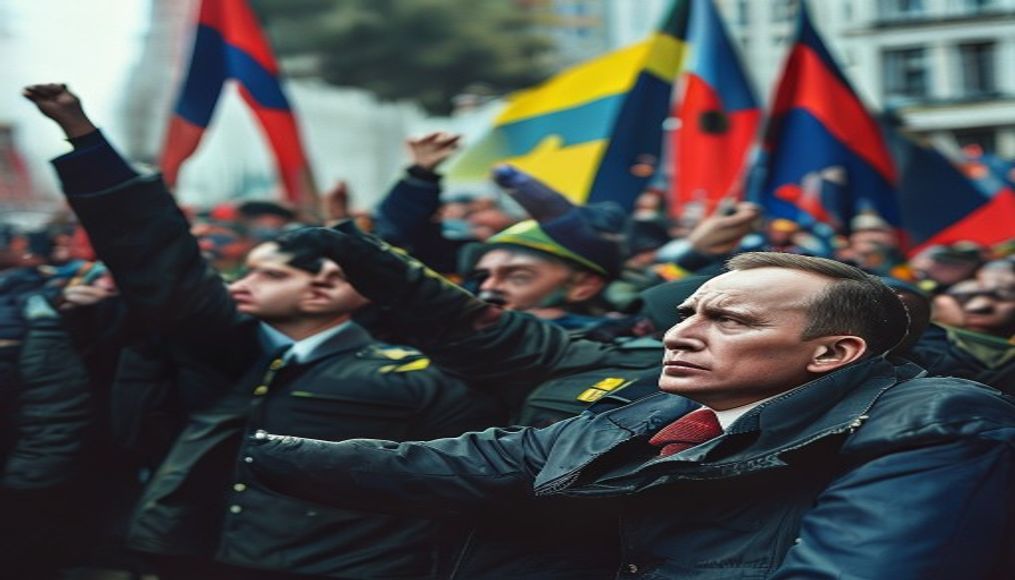 Ukrainians protest Zelenskyy’s ouster of his popular defense minister — editorial image