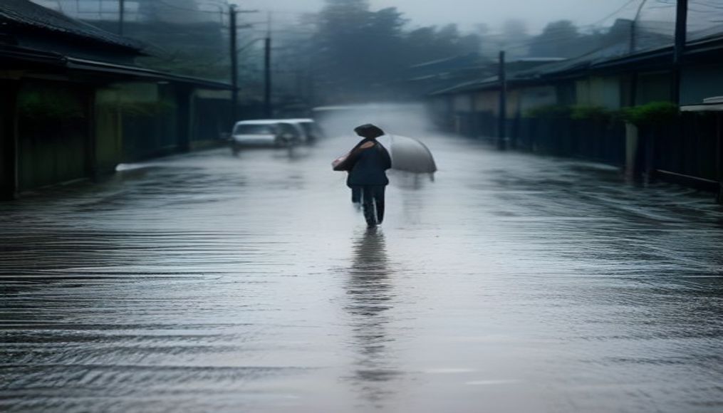 'Unprecedented' rain in Japan kills eight people — editorial image