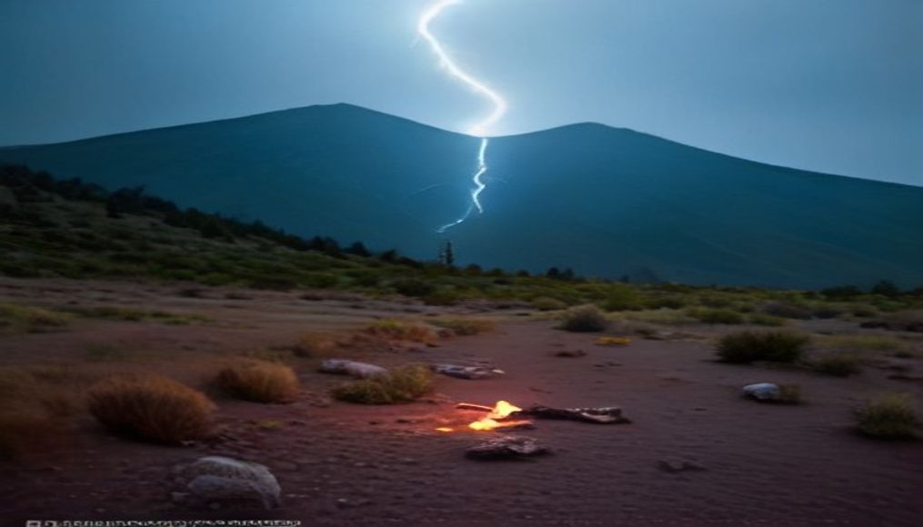 US hiker dies after being struck by lightning on Mount Etna — editorial image