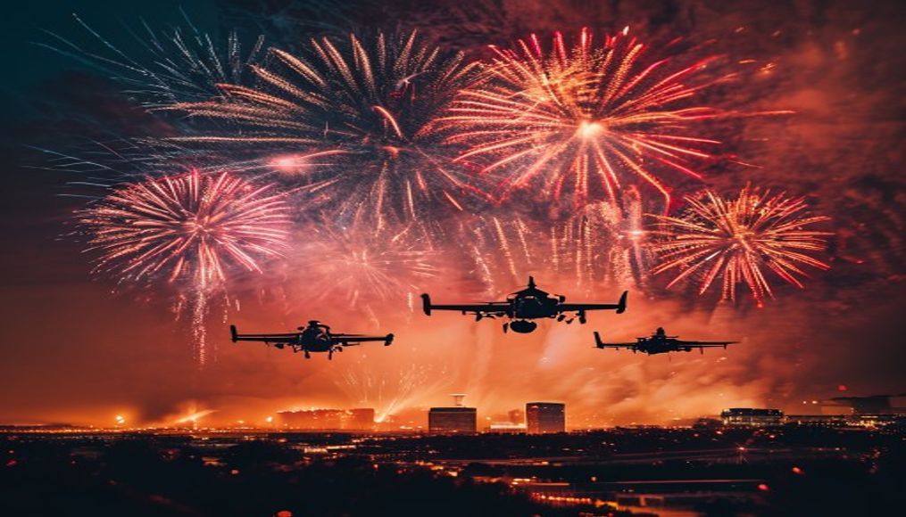 US marks its 250th birthday with fireworks, flyovers and extreme weather — editorial image
