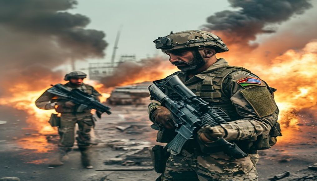 US military launches new strikes on Iran as clashes escalate over shipping routes — editorial image
