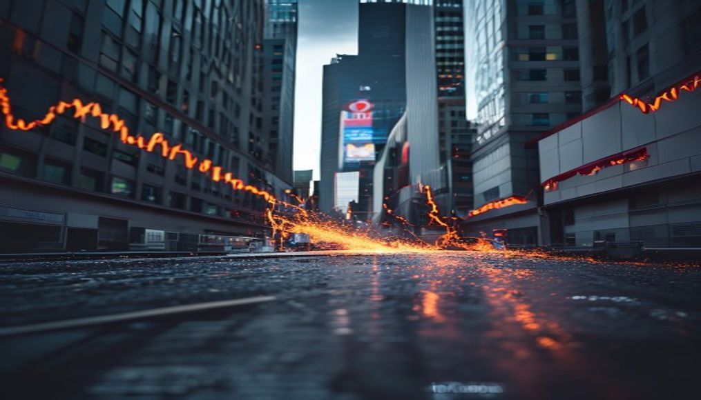US stocks rise after data shows slowing inflation, even as IBM plunges — editorial image