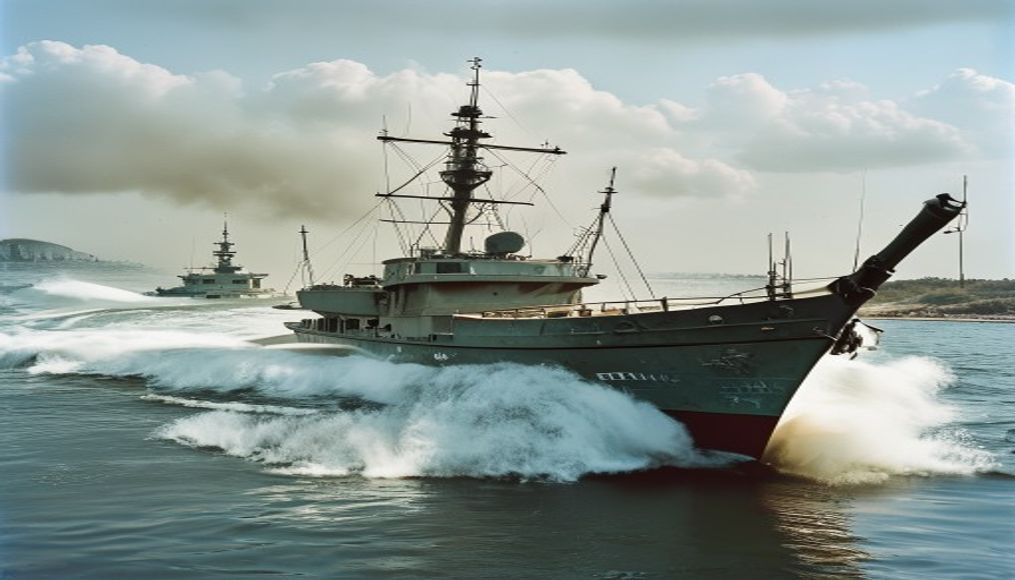 US strikes target Iranian military boats — editorial image
