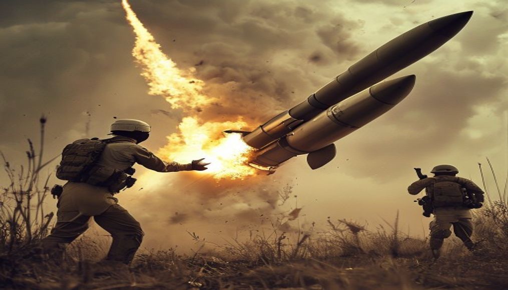 US thwarts an Iranian missile attack and launches strikes with Saudi Arabia against militias in Iraq — editorial image