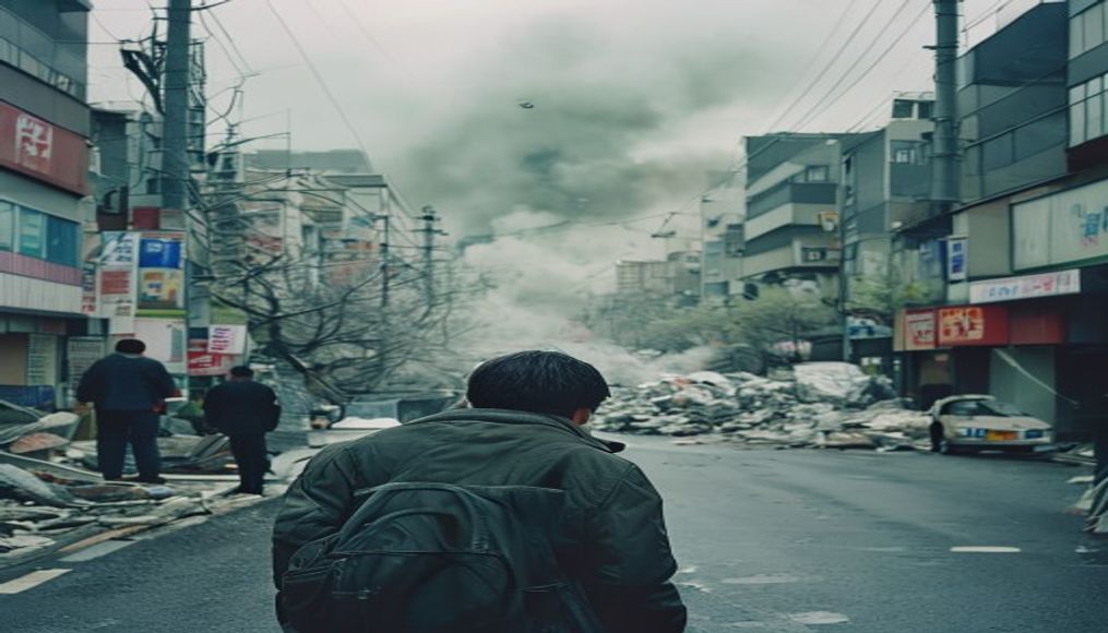 Watch: The moment quake hit Japan — editorial image