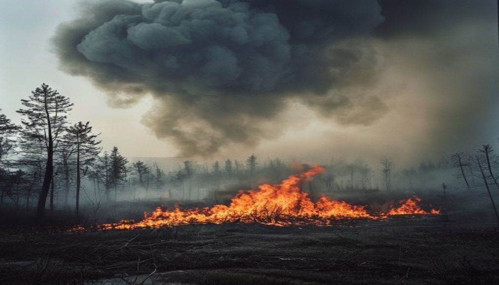 Wildfire smoke makes air unhealthy from the US Midwest to East Coast. Officials say stay inside — editorial image